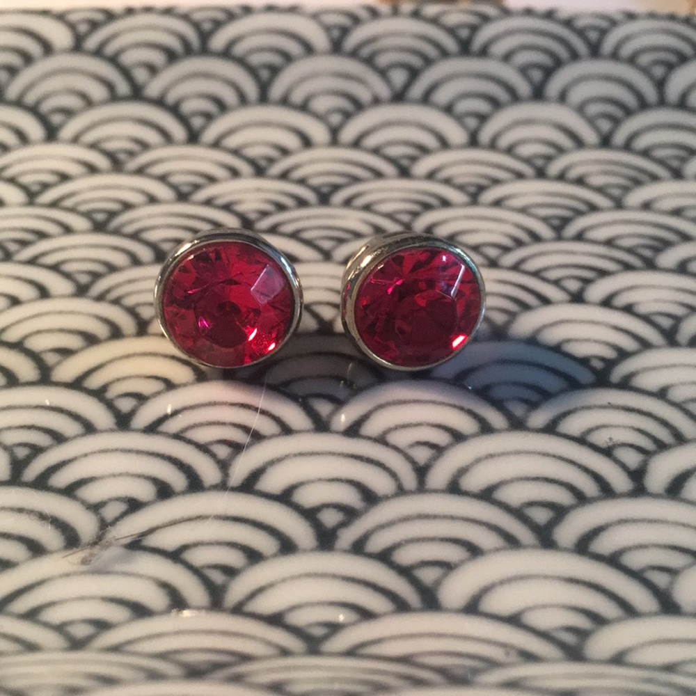 Kate Spade hot pink studs